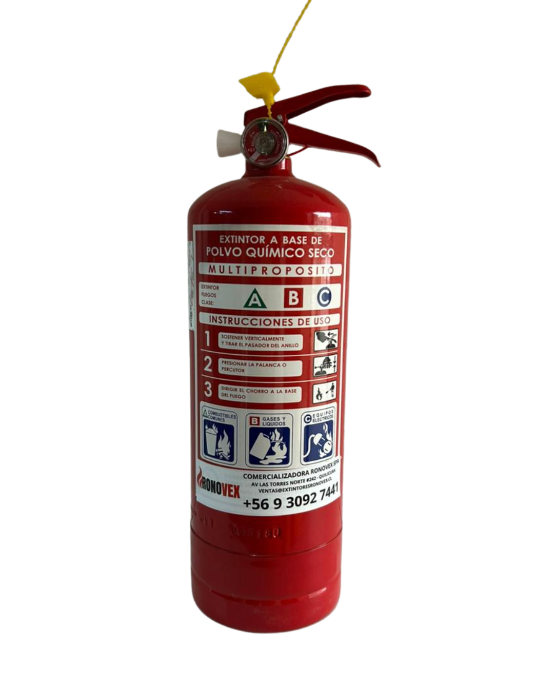 Extintor PQS 2Kg